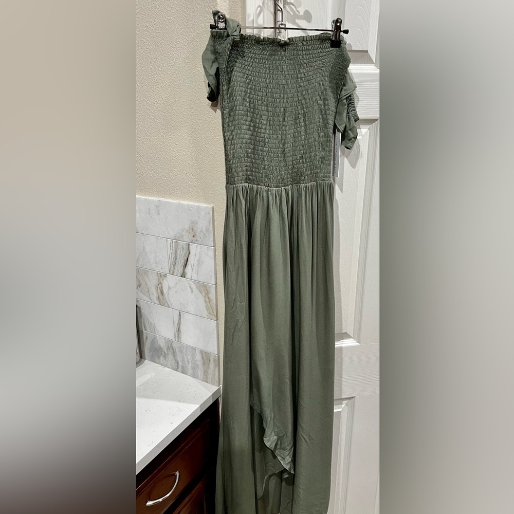 Young Fabulous and Broke Green Strapless dress - Med